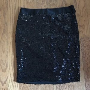The Limited sequins pencil skirt
